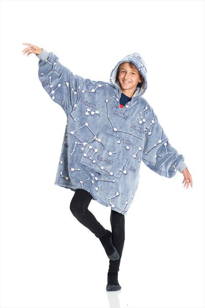 KANGURU - Felpa-coperta KIDS GLOW IN THE DARK CONSTELLATIONS