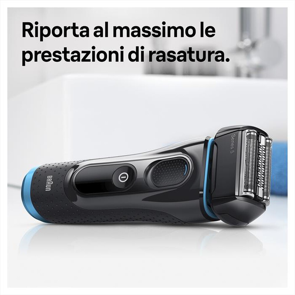 "BRAUN - SERIES 5 52B TESTINA DI RICAMBIO-Nero"