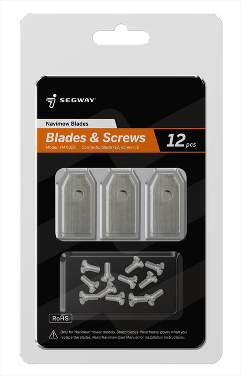 Immagine del prodotto NAVIMOW by SEGWAY - KIT LAME DI RICAMBIO per Navimow-Nero