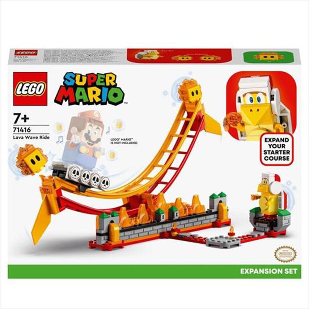 "LEGO - SUPER MARIO GIRO SULL'ONDA LAVICA - 71416-Multicolore"