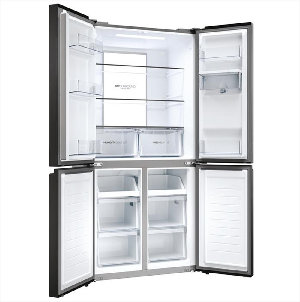 "HAIER - Frigorifero 4 porte HCR7818DWPT Classe D 467 lt-Black"