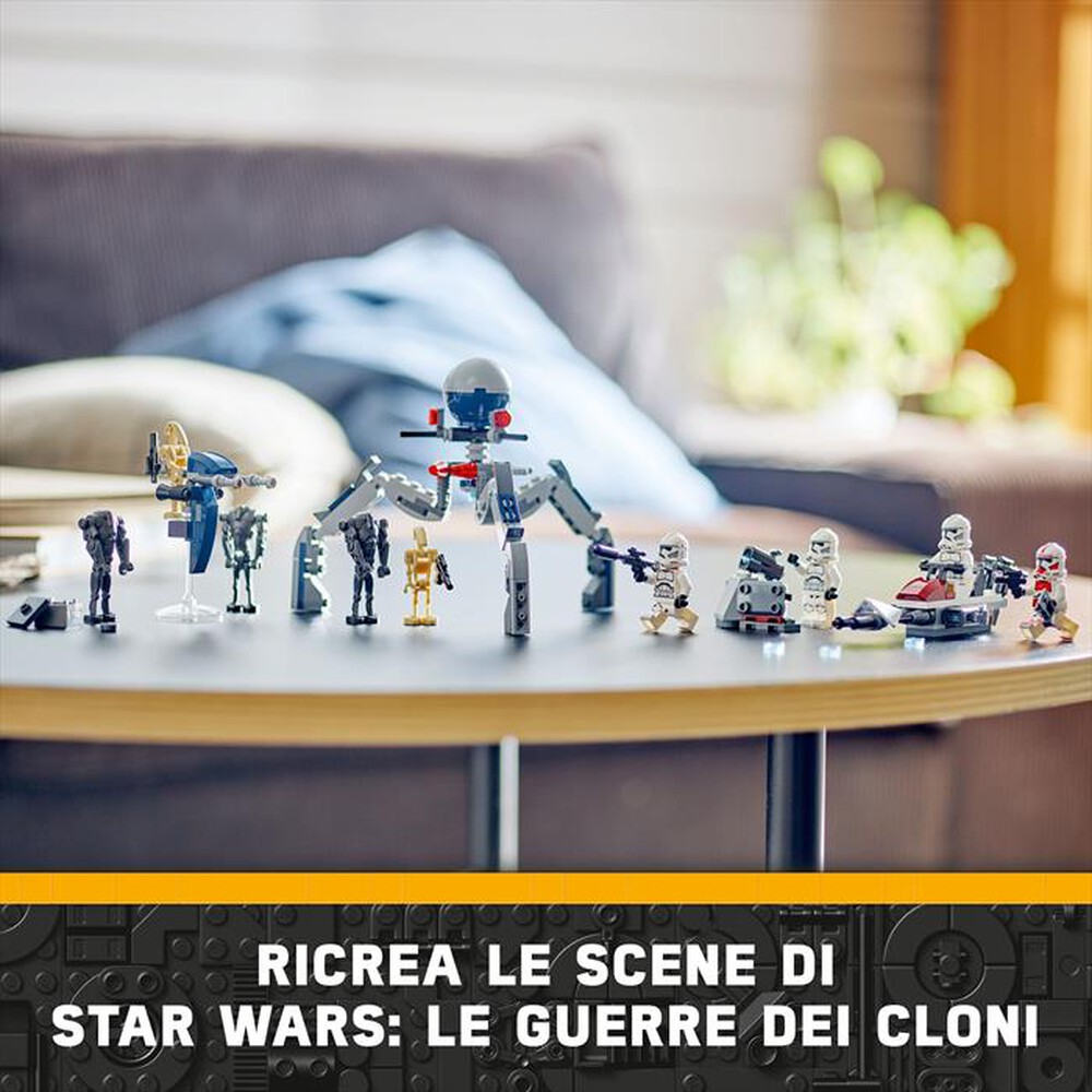 Immagine del prodotto LEGO - STAR WARS Clone Trooper e Battle Droid 75372