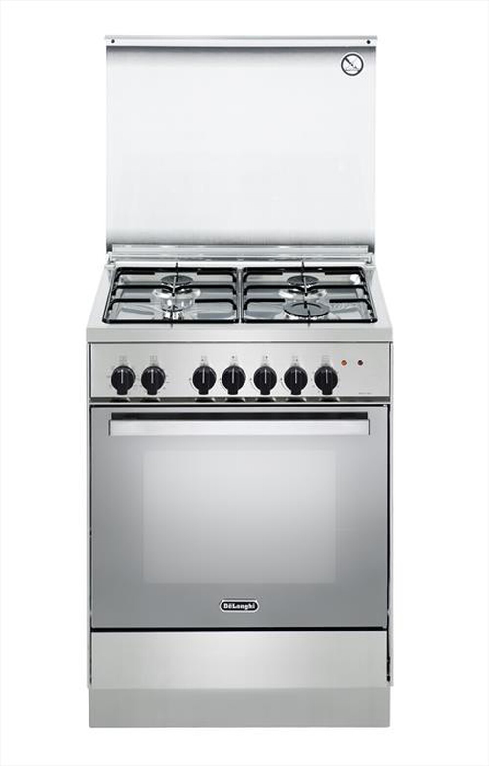 "DE LONGHI - Cucina a gas DEMX 65 ED Classe A-Inox"