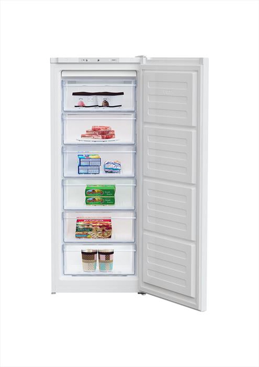 "BEKO - Congelatore verticale RFSA210K30WN Classe F-Bianco"