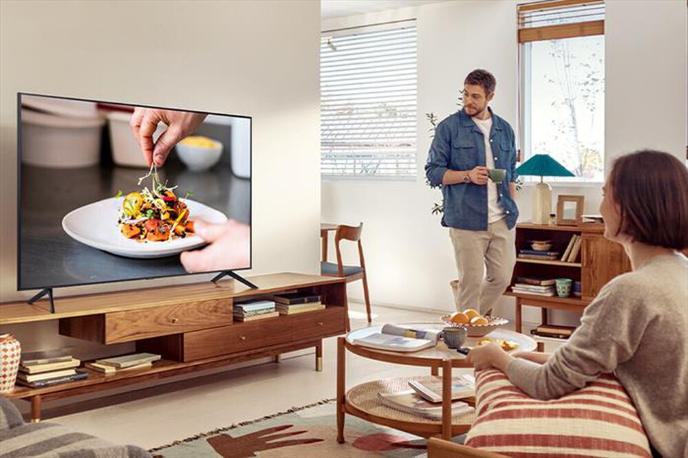 "SAMSUNG - Smart TV Crystal UHD 4K 55” UE55AU7170-Titan Gray"
