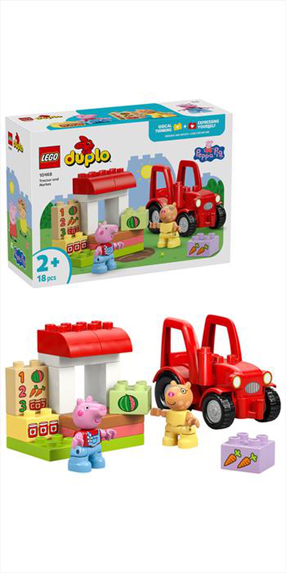 Immagine del prodotto LEGO - DUPLO Trattore e mercato - 10468