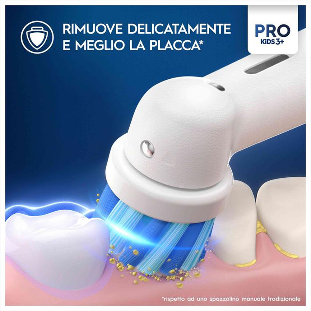 Immagine del prodotto ORAL-B - TESTINE PRO KIDS SPIDERMAN 3 TESTINE-BIANCO personaggio SPIDERMAN