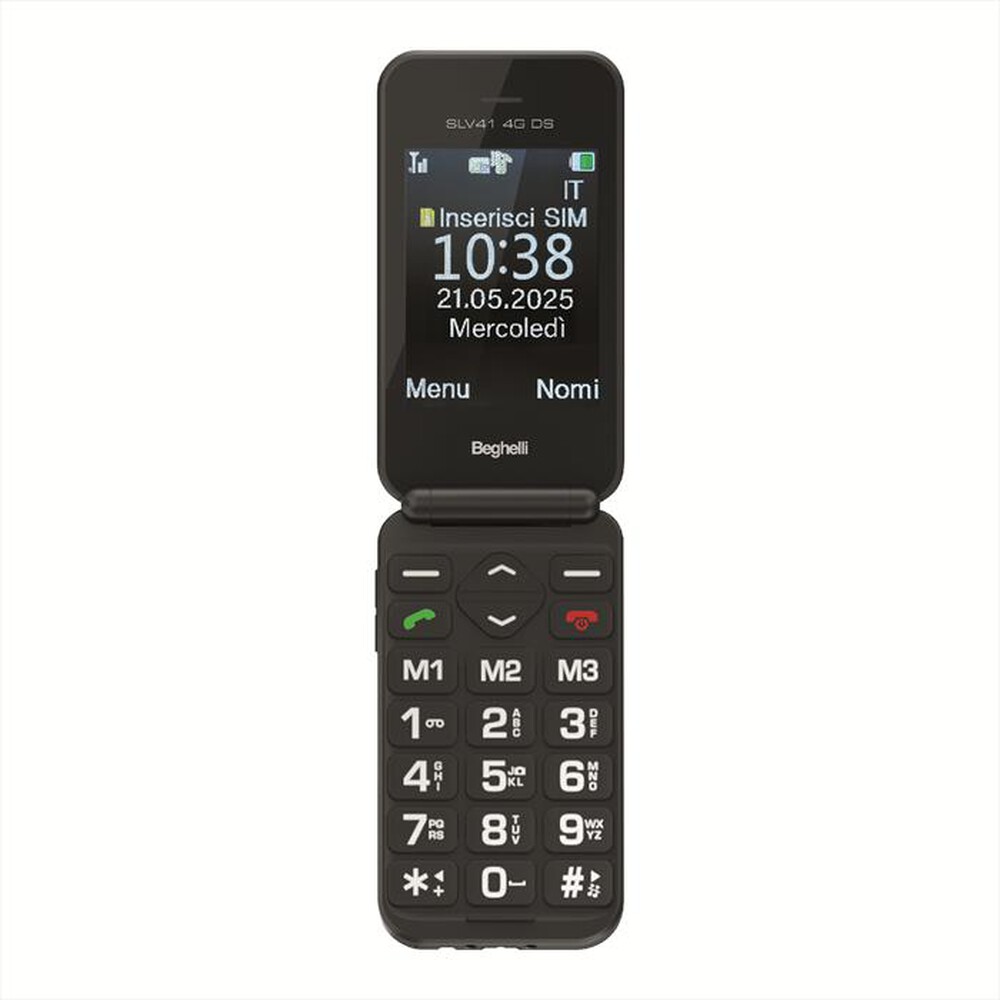 Immagine del prodotto BEGHELLI - Salvalavita Phone SLV41 4G Doppio Schermo 9141-grigio