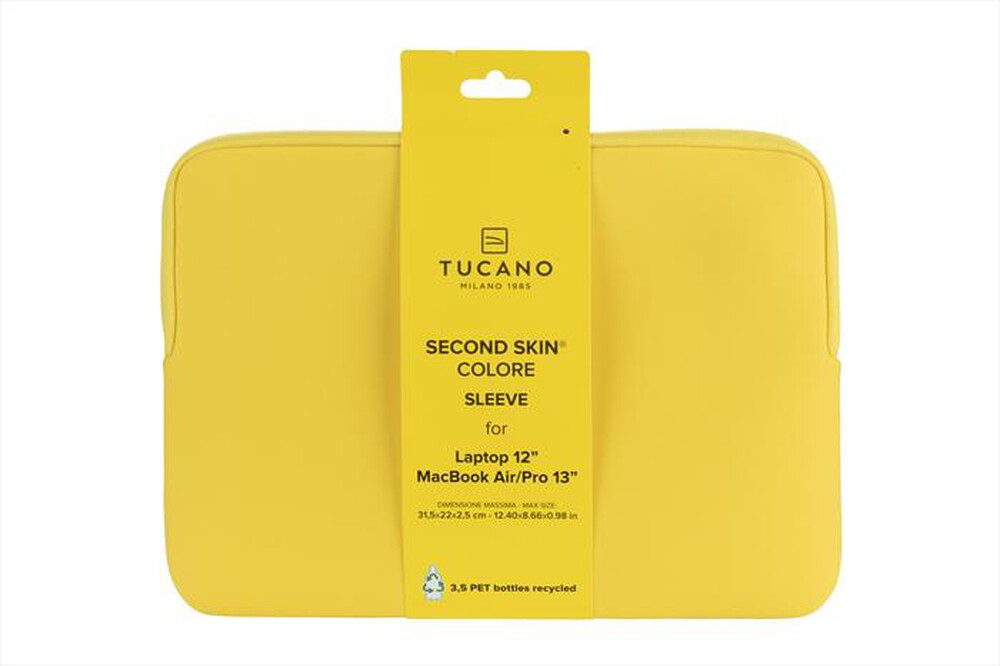 "TUCANO - Borsa Laptop 12\" e MacBook Air/Pro 13\"-GIALLO"