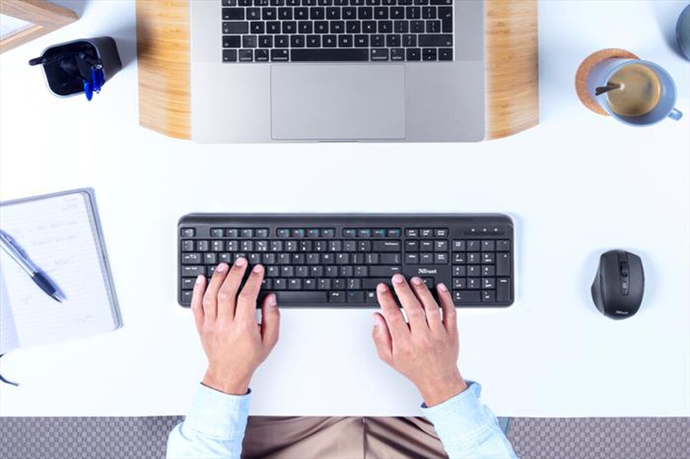 Immagine del prodotto TRUST - ODY WIRELESS KEYBOARD & MOUSE IT-Black
