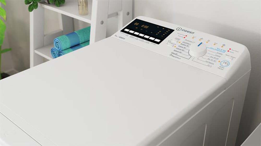 "INDESIT - Lavatrice TURN&GO BTW B7231P IT 7 Kg Classe D-Bianco"