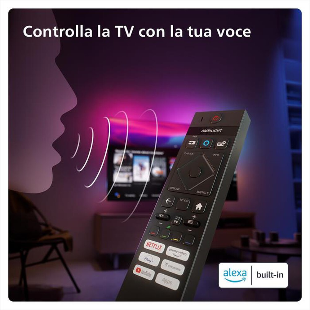 Immagine del prodotto PHILIPS - Smart TV MINI LED UHD 4K 65" 65PML9019/12-Black