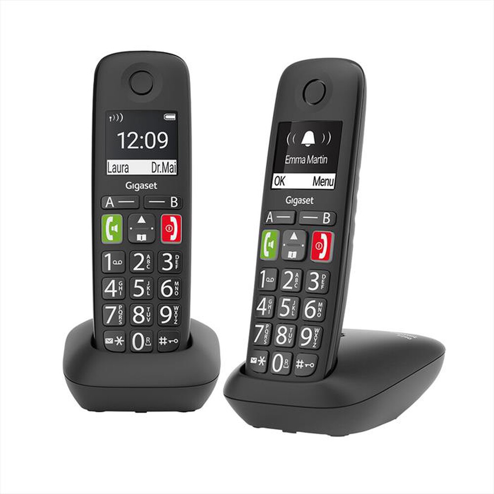 "GIGASET - E290A DUO ITA-Nero"