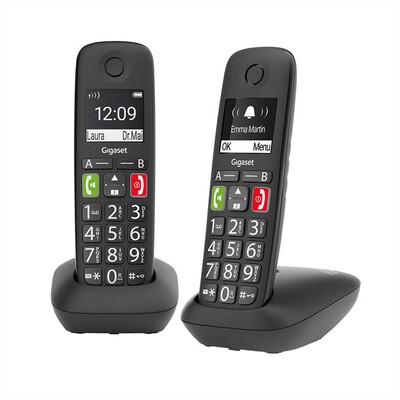 GIGASET - E290A DUO ITA-Nero