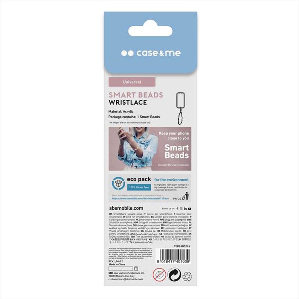 Immagine del prodotto SBS - TEBEADS224-Hearts & Pearls