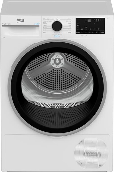 BEKO - Asciugatrice BT3103IS_IT 10 Kg Classe C-Bianco,  BEKO - Asciugatrice BT3103IS_IT 10 Kg Classe C-Bianco