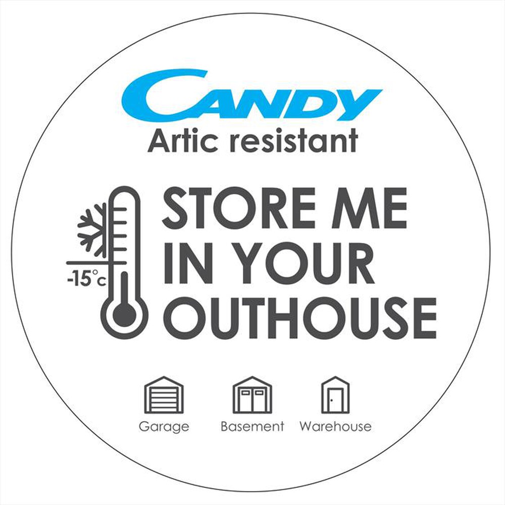 "CANDY - Congelatore orizzontale CCHH 100E Classe E 97 lt-Bianco"
