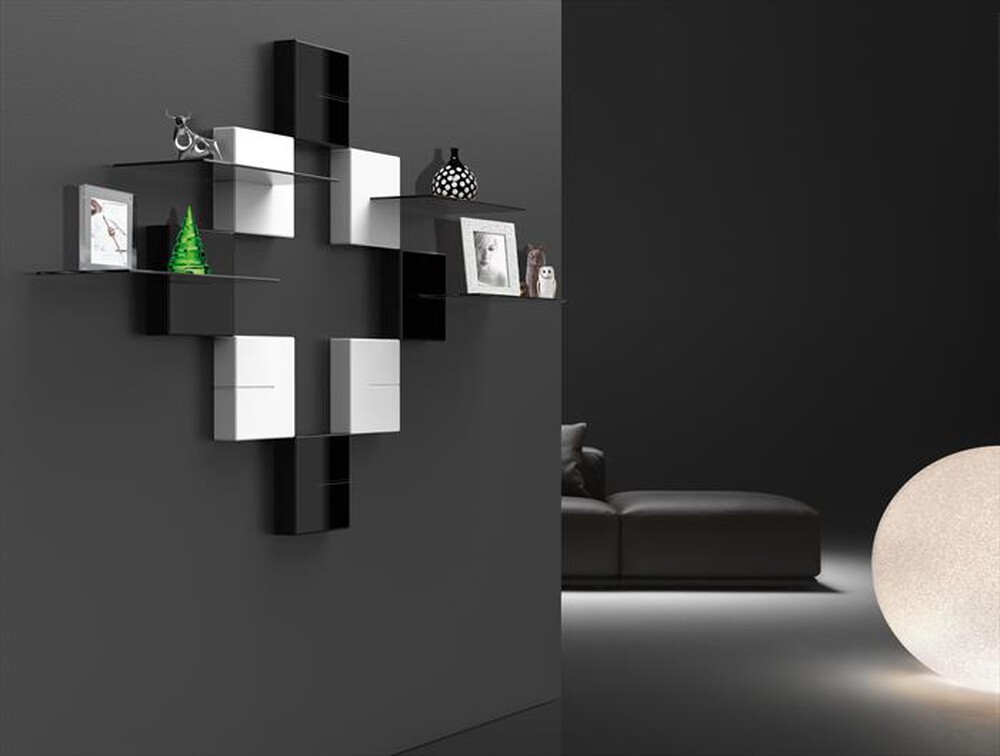 "MELICONI - Ghost Cubes Shelf-Nero"