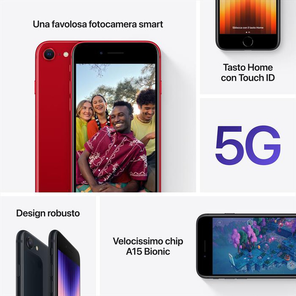 "APPLE - iPhone SE 256GB-Galassia"