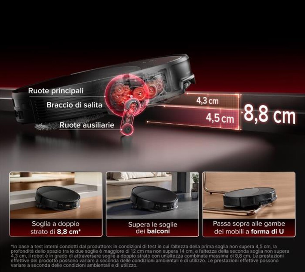 Immagine del prodotto ROBOROCK - Robot lava e aspira SAROS 20X-nero