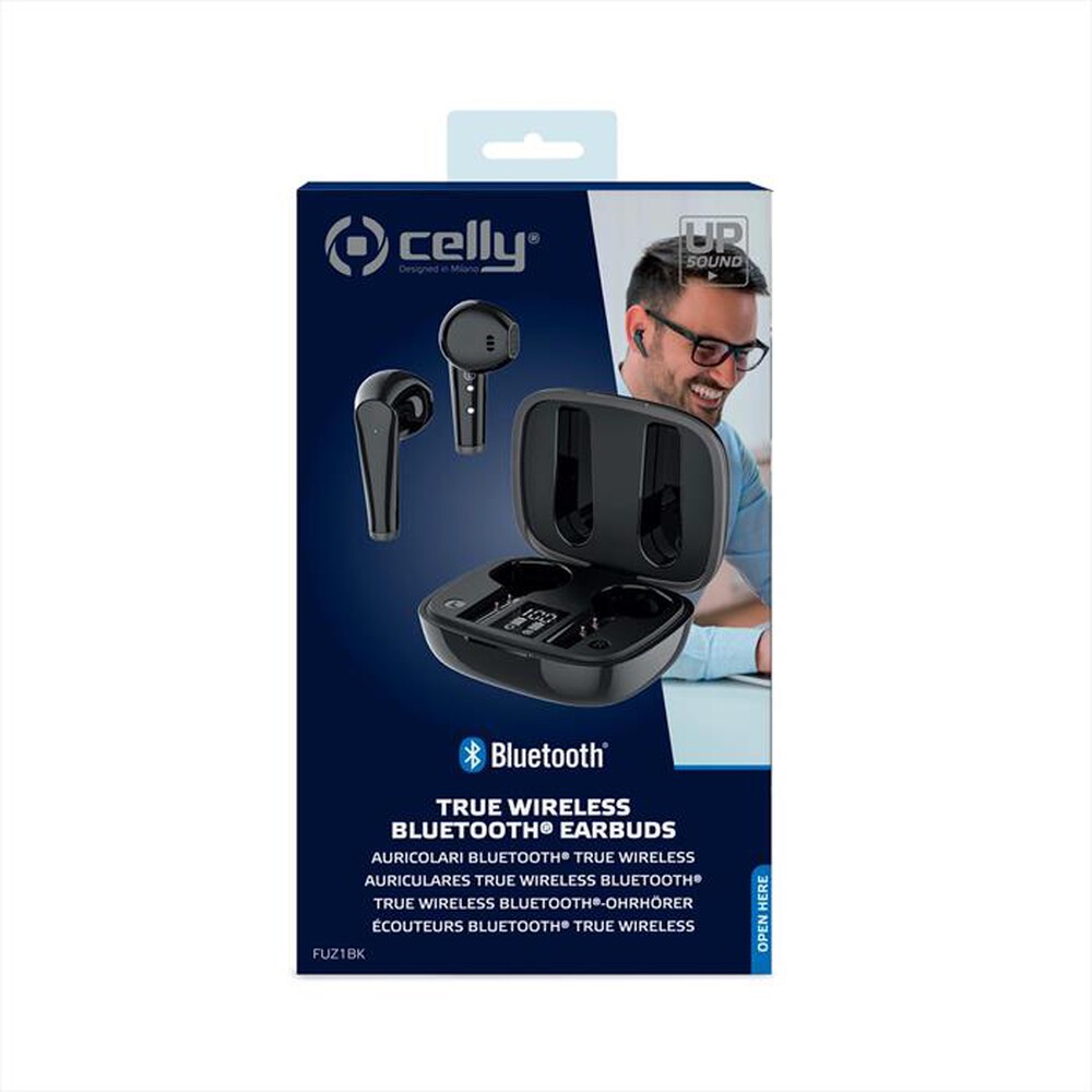"CELLY - FUZ1 - AURICOLARI BLUETOOTH-Nero"