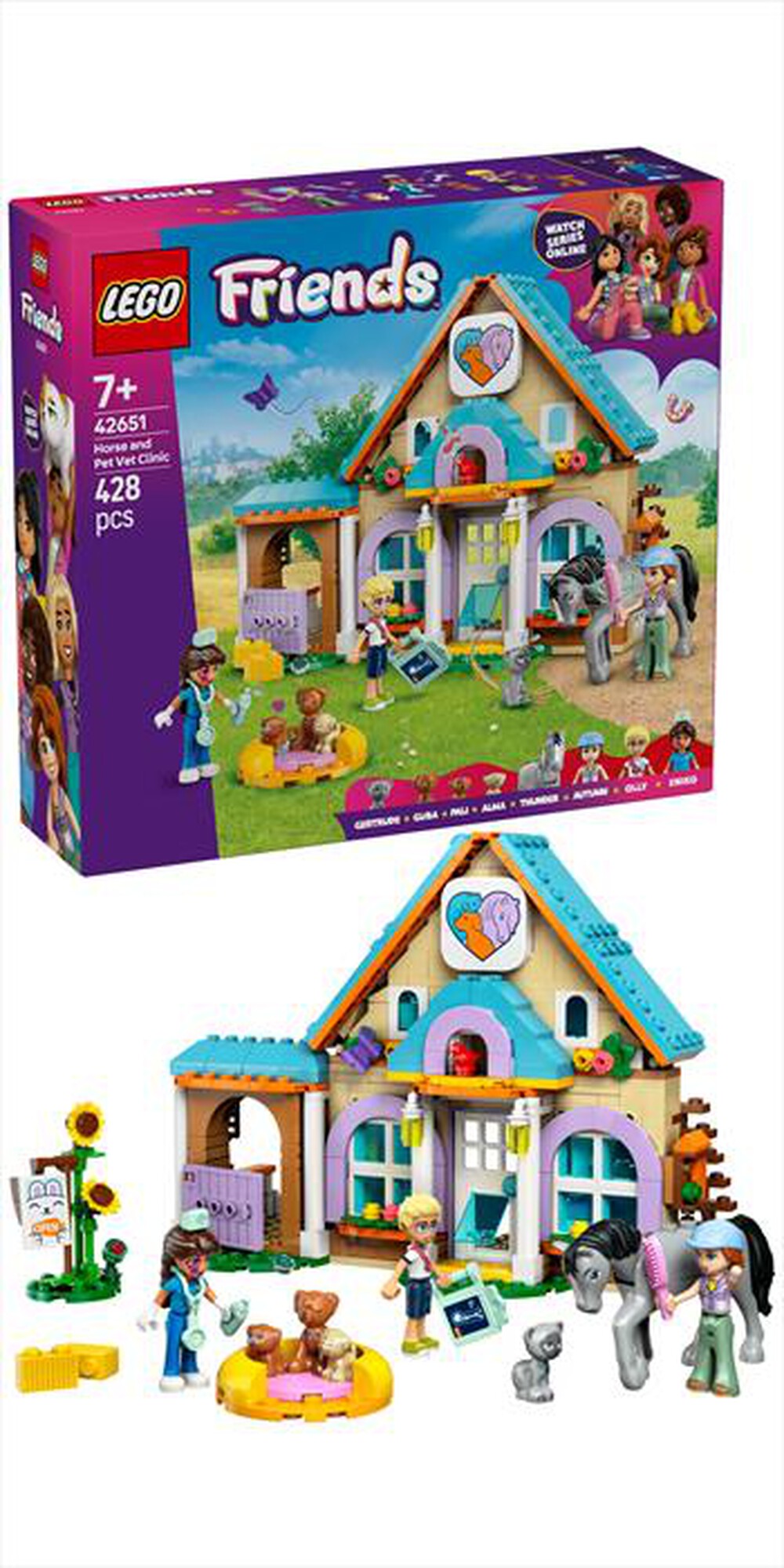 Immagine del prodotto LEGO - FRIENDS Cavallo e clinica veterinaria 42651