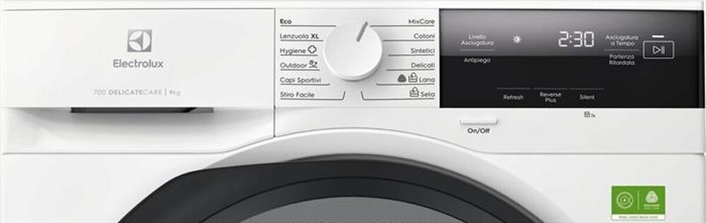 Immagine del prodotto ELECTROLUX - Asciugatrice EW7H39B 9 Kg Classe B-Bianco