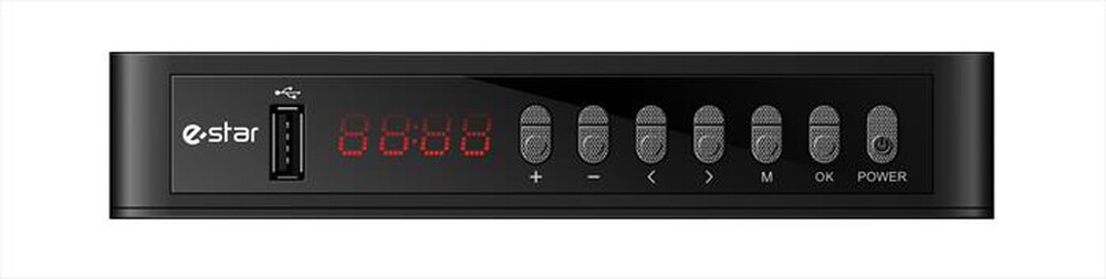 "ESTAR - DECODER RICEVITOR DIGITALE TERRESTRE DVB T2 618UHD-Nero"
