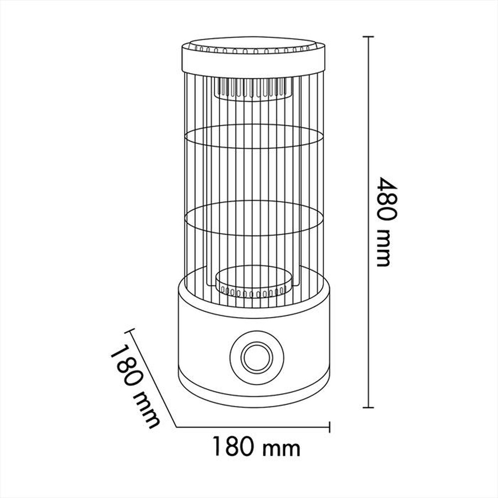 Immagine del prodotto ARGO - Stufa elettrica LOONEY-Blu