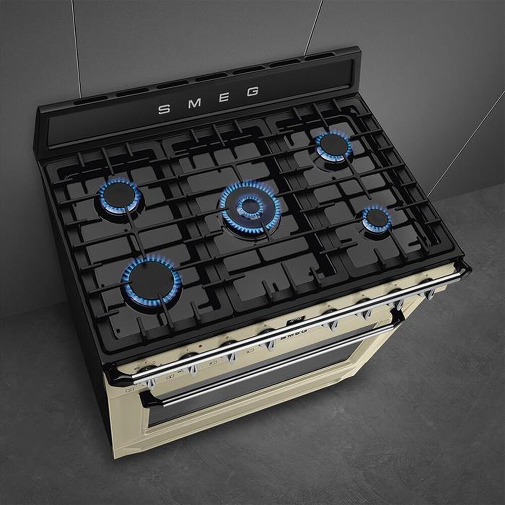 Immagine del prodotto SMEG - Cucina a gas TR90GMP Classe A-Panna