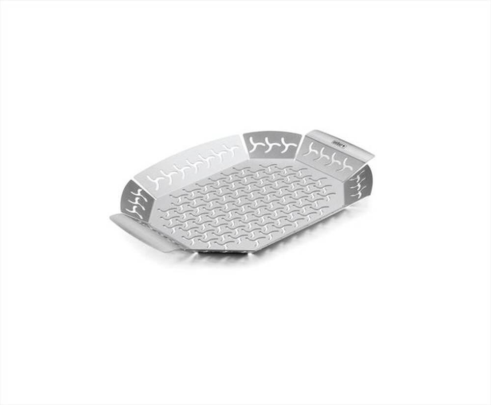 "WEBER - VASSOIO PER VERDURA IN INOX - GRANDE-inox"