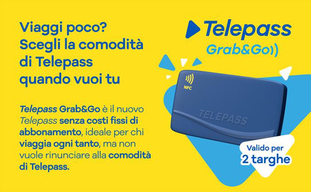 Immagine del prodotto TELEPASS - Grab&Go NFC