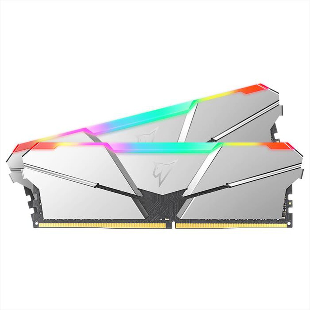 "NETAC - SHADOW RGB DDR4-3600 16GB (8GB X 2) C16 SILVER U-D-GRIGIO"