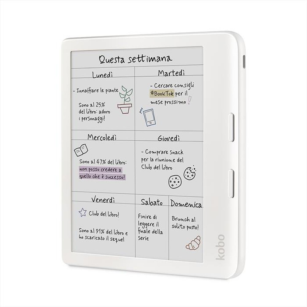 "KOBO - LIBRA COLOUR-Bianco"