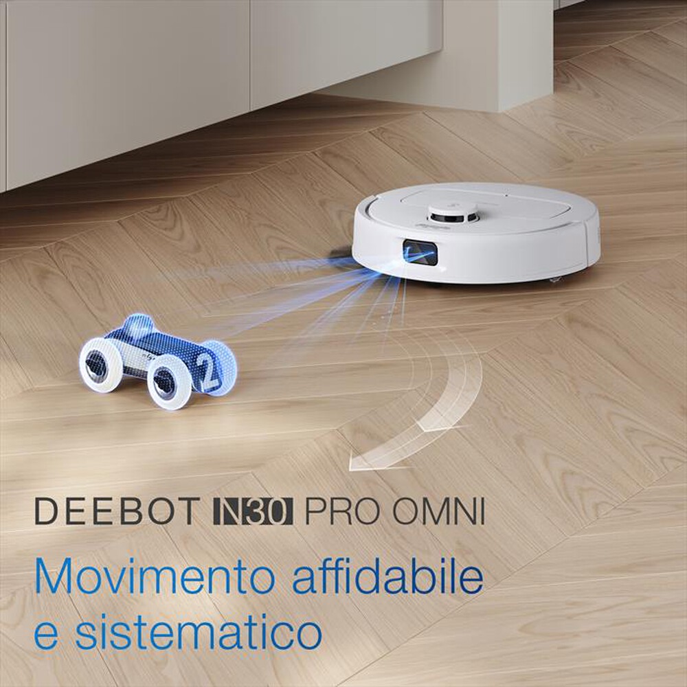 Immagine del prodotto ECOVACS - Aspirapolvere robot N30PRO OMNI-BIANCO