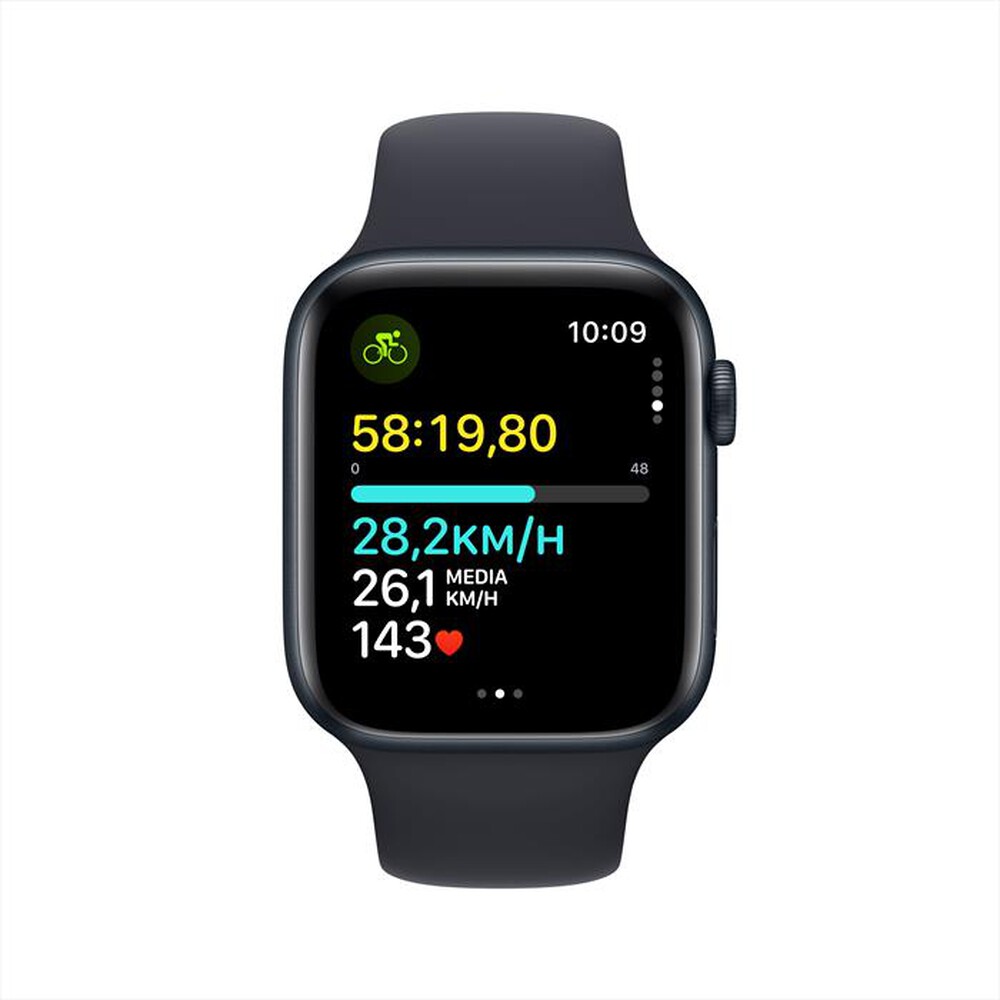 "APPLE - Watch SE GPS Cassa 44mm - M/L-Mezzanotte"