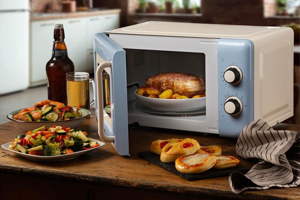 Immagine del prodotto ARIETE - 3960/05 LINEA VINTAGE FORNO A MICROONDE 20L-Celeste