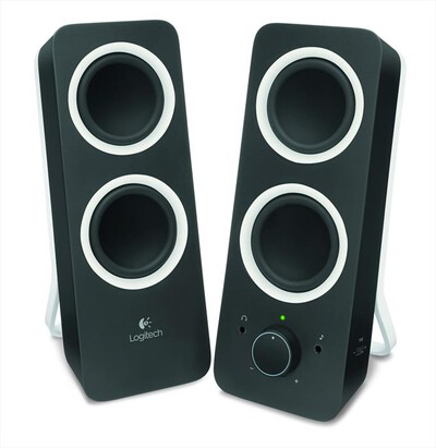 LOGITECH - Z200 Multimedia Speakers-Midnight Black