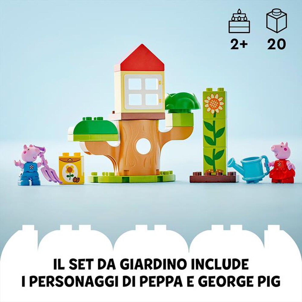 Immagine del prodotto LEGO - DUPLO Giardino e casa sull&rsquo;albero Peppa Pig 10431