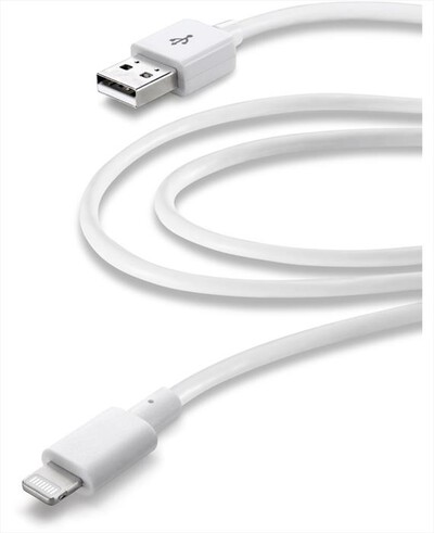 CELLULARLINE - USBDATAMFIIPH3MW Lightning Cavo USB extra lungo 3m-Bianco