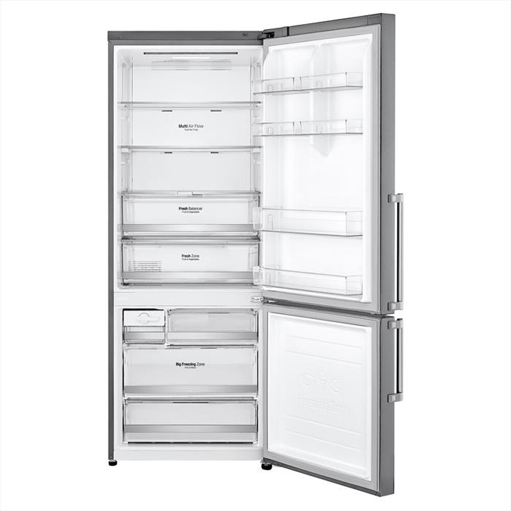 "LG - Frigorifero combinato GBB567PZCMB Classe E 500lt-Stainless steel"