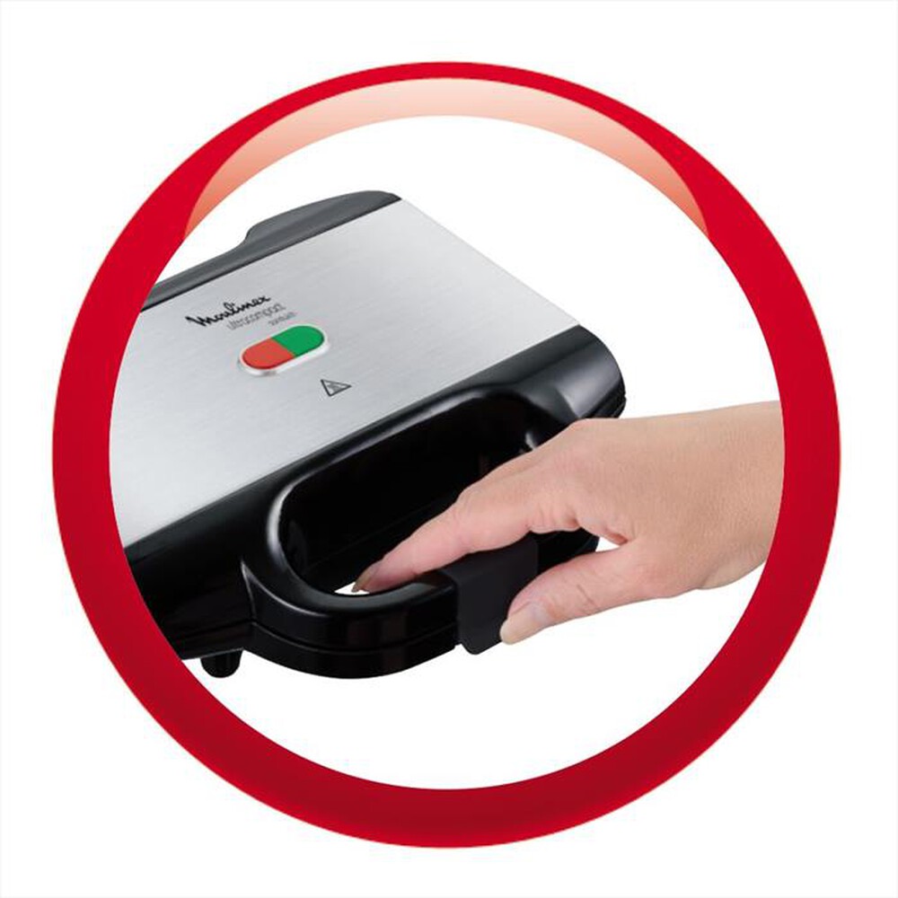"MOULINEX - SM156D tostiera-Nero e Inox"