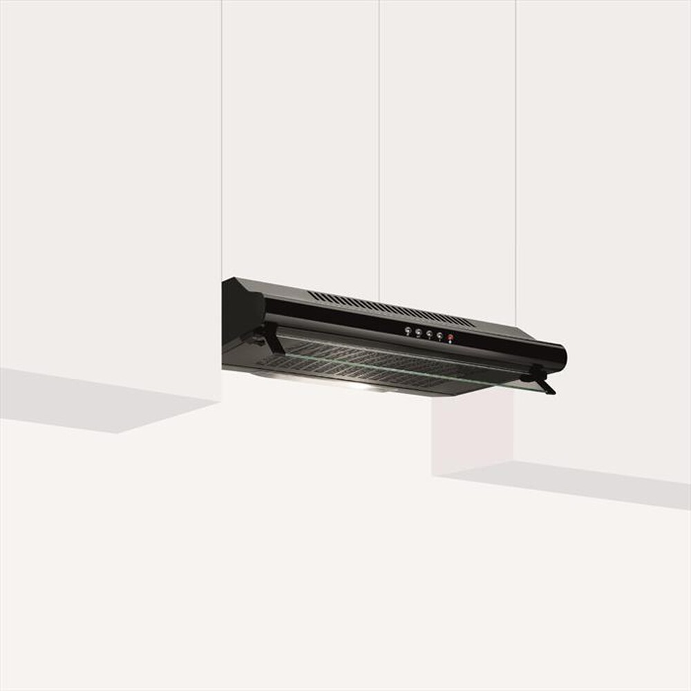 "GLEM GAS - Cappa ad isola GHC631BK-NERO"