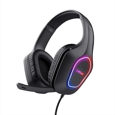 TRUST - GXT416 ZIROX LED HEADSET-Black/ LED multicolor
