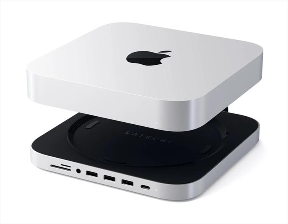 "BELKIN - SUPPORTO CON HUB IN ALLUMINIO PER MAC MINI-argento"