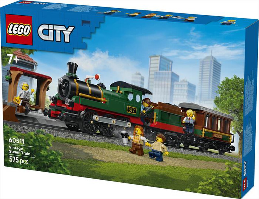 Immagine del prodotto LEGO - CITY Treno a vapore vintage - 60511