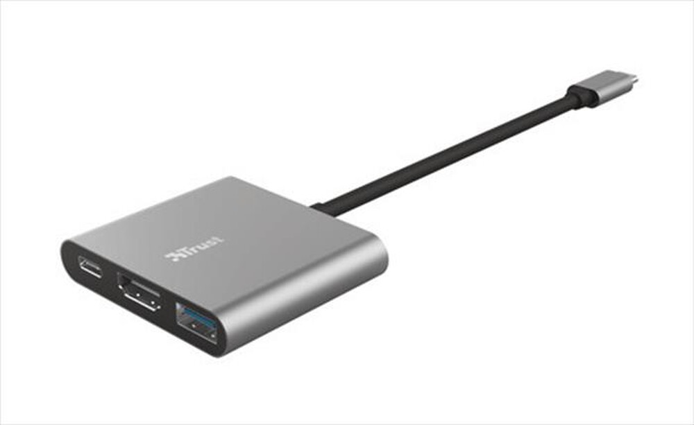 "TRUST - DALYX 3-IN-1 USB-C ADAPTER-Grey"