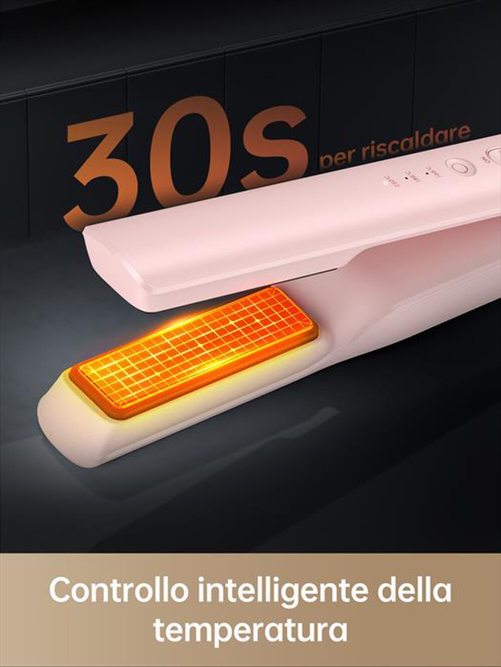 Immagine del prodotto DREAME - Piastra per capelli HAIR GLAMOUR-Rosa