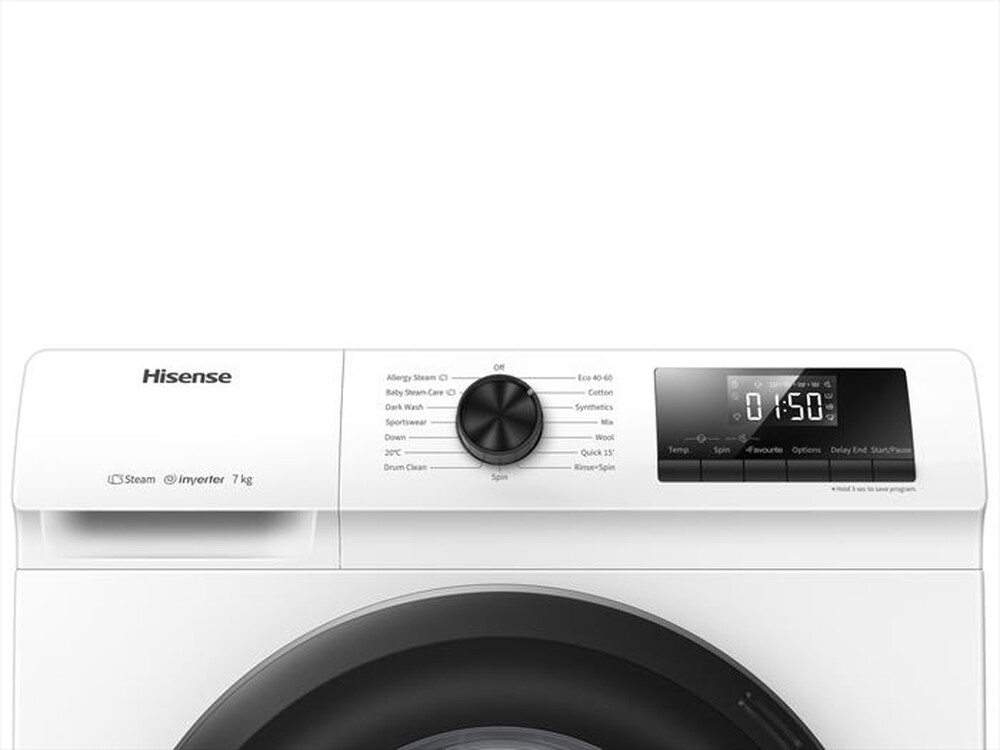 Immagine del prodotto HISENSE - Lavatrice WFQP7012EVM 7 Kg Classe C-White