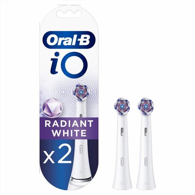 ORAL-B - IO Testine di ricambio RADIANT WHITE, CONFEZIONE D-Bianco
